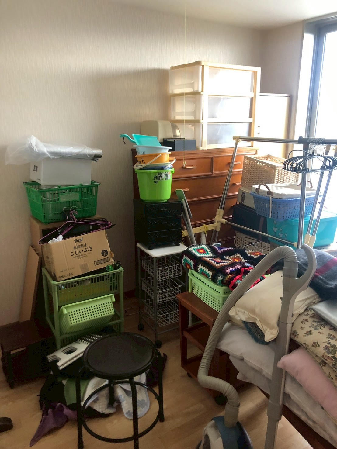 福祉施設での残置物処分を行いました。