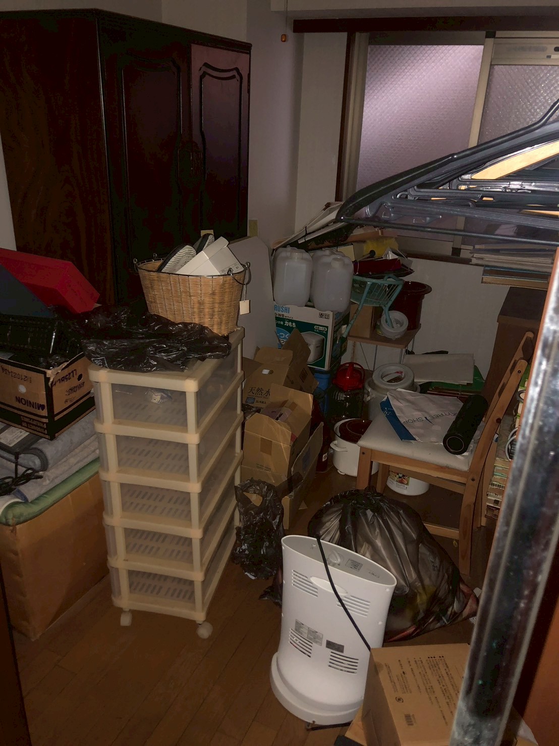 富山市内のマンションでの残置物処分を行いました。
