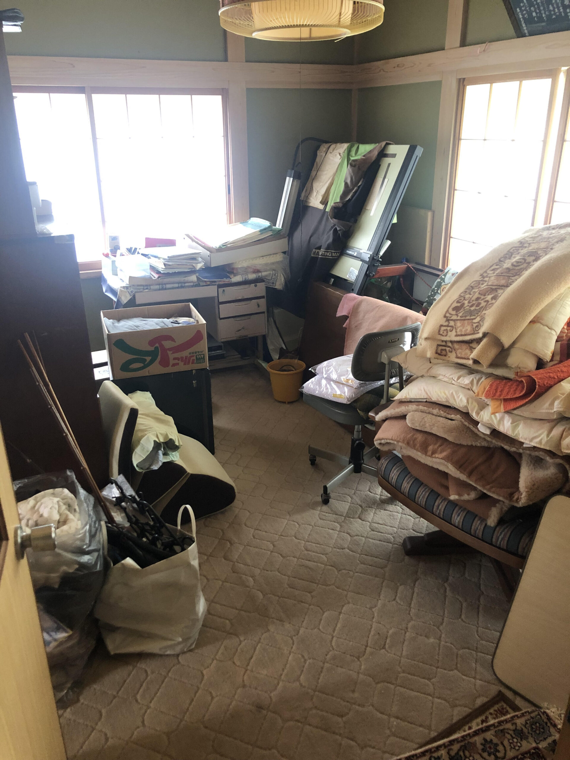 木造住宅　倉庫内の残置物処分整理作業をさせていただきました。