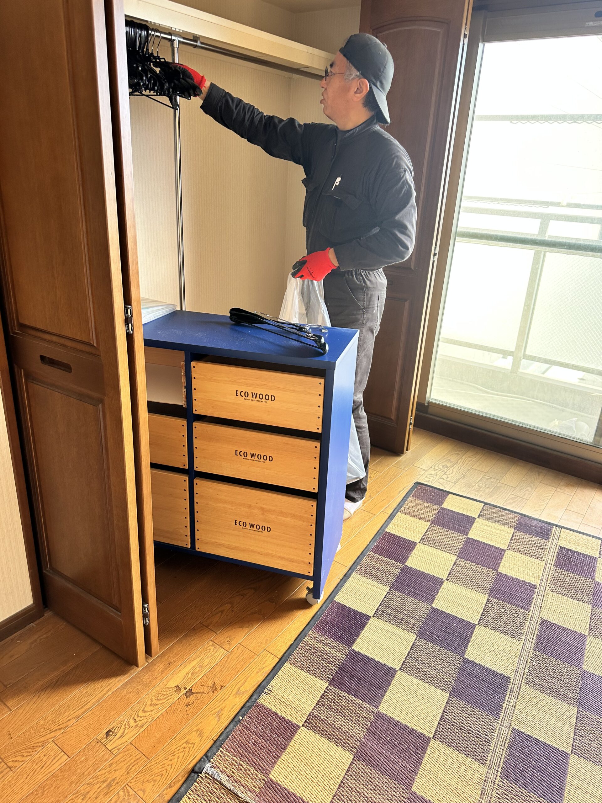 富山市内のマンションでの残置物処分を行いました。