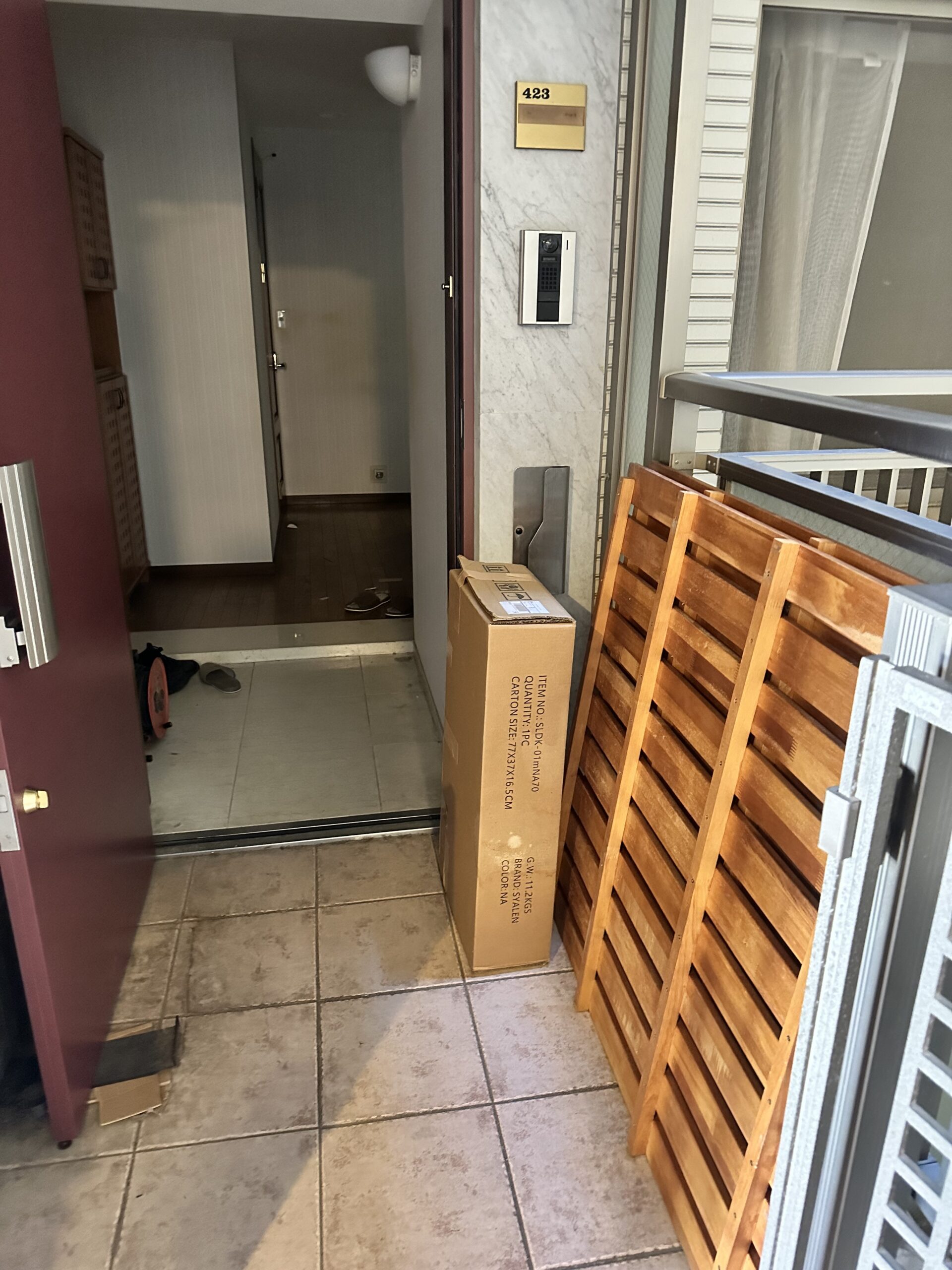 富山市内のマンションでの残置物処分を行いました。