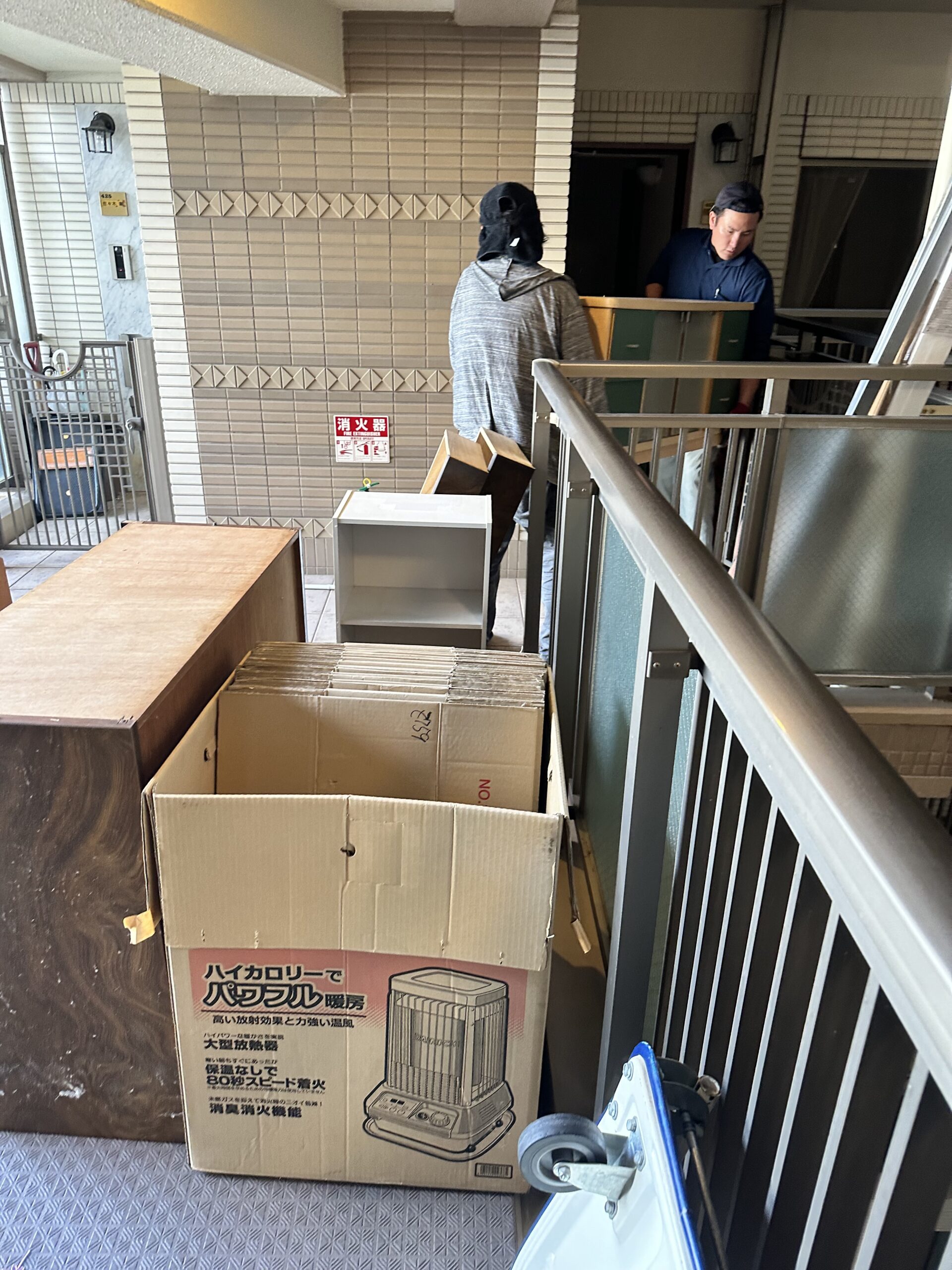 富山市内のマンションでの残置物処分を行いました。