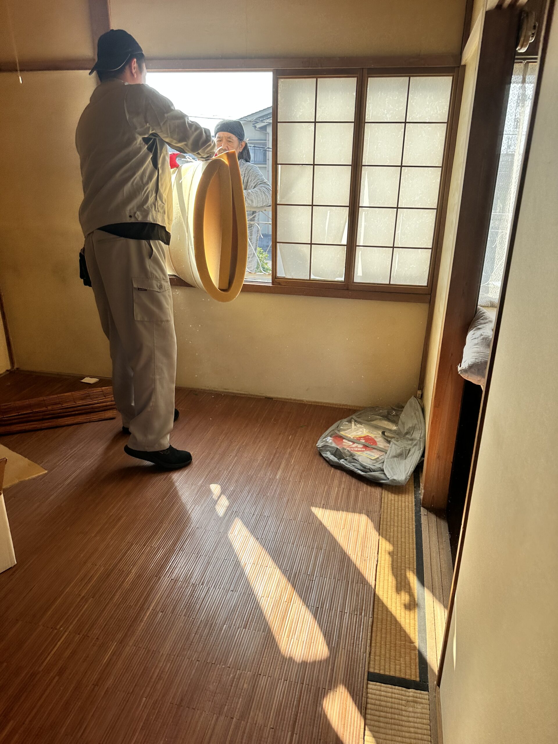 木造住宅での残置物撤去を行いました。