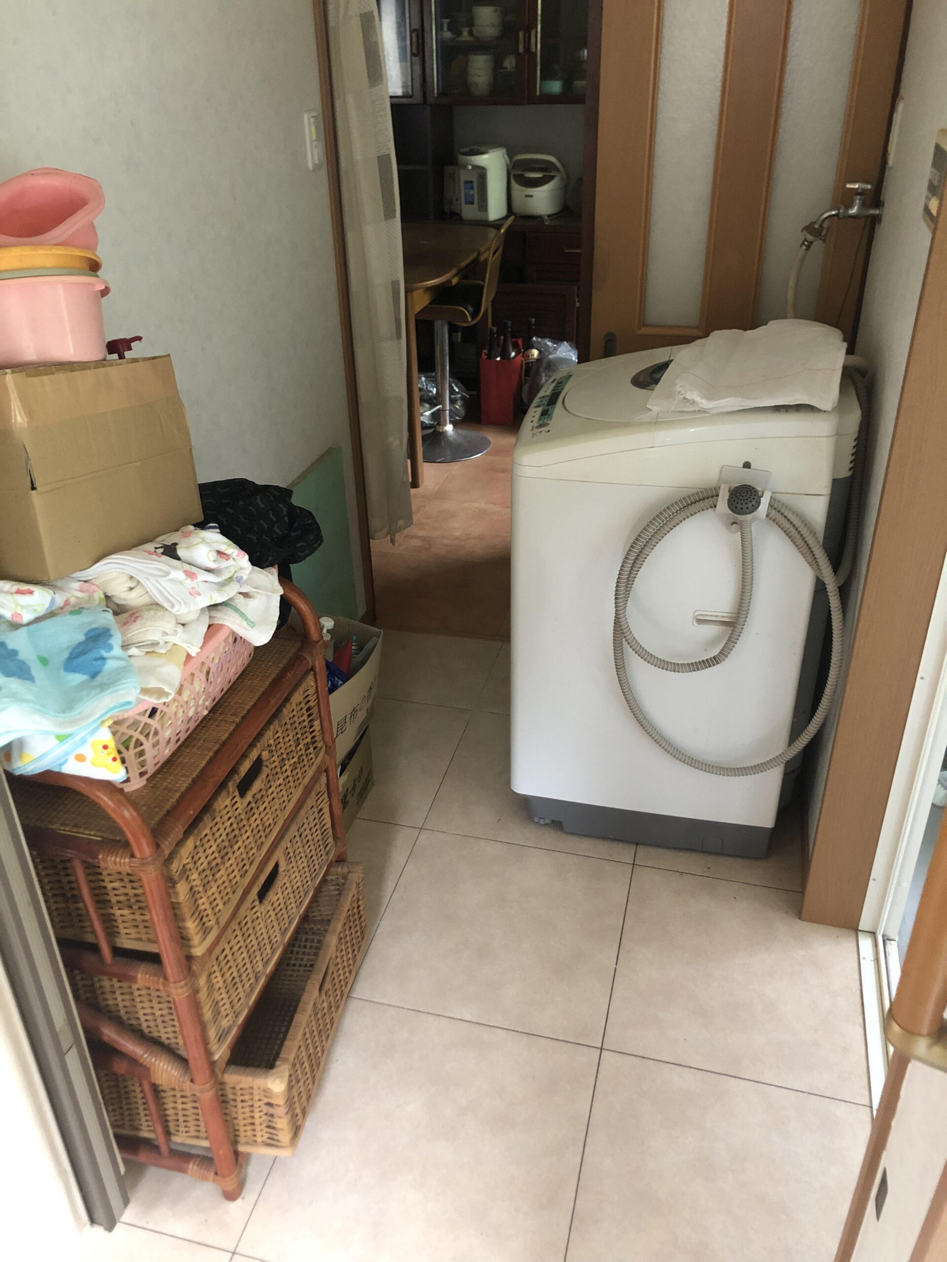 木造住宅　倉庫内の残置物処分整理作業をさせていただきました。