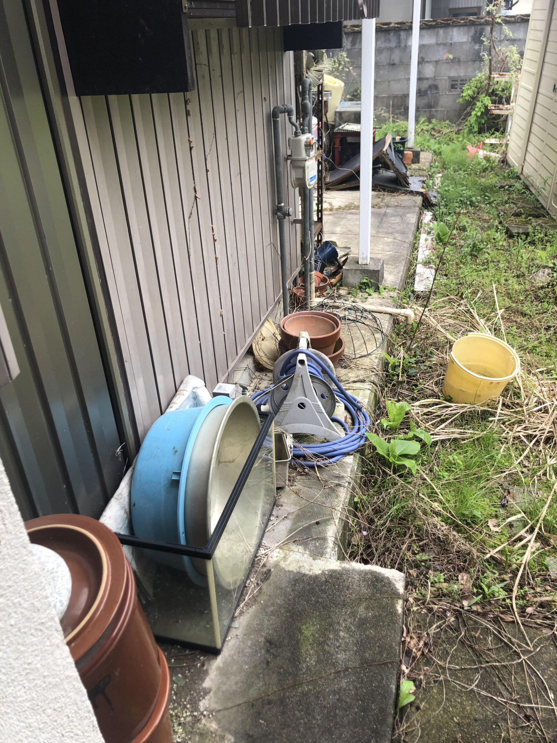 木造住宅　倉庫内の残置物処分整理作業をさせていただきました。