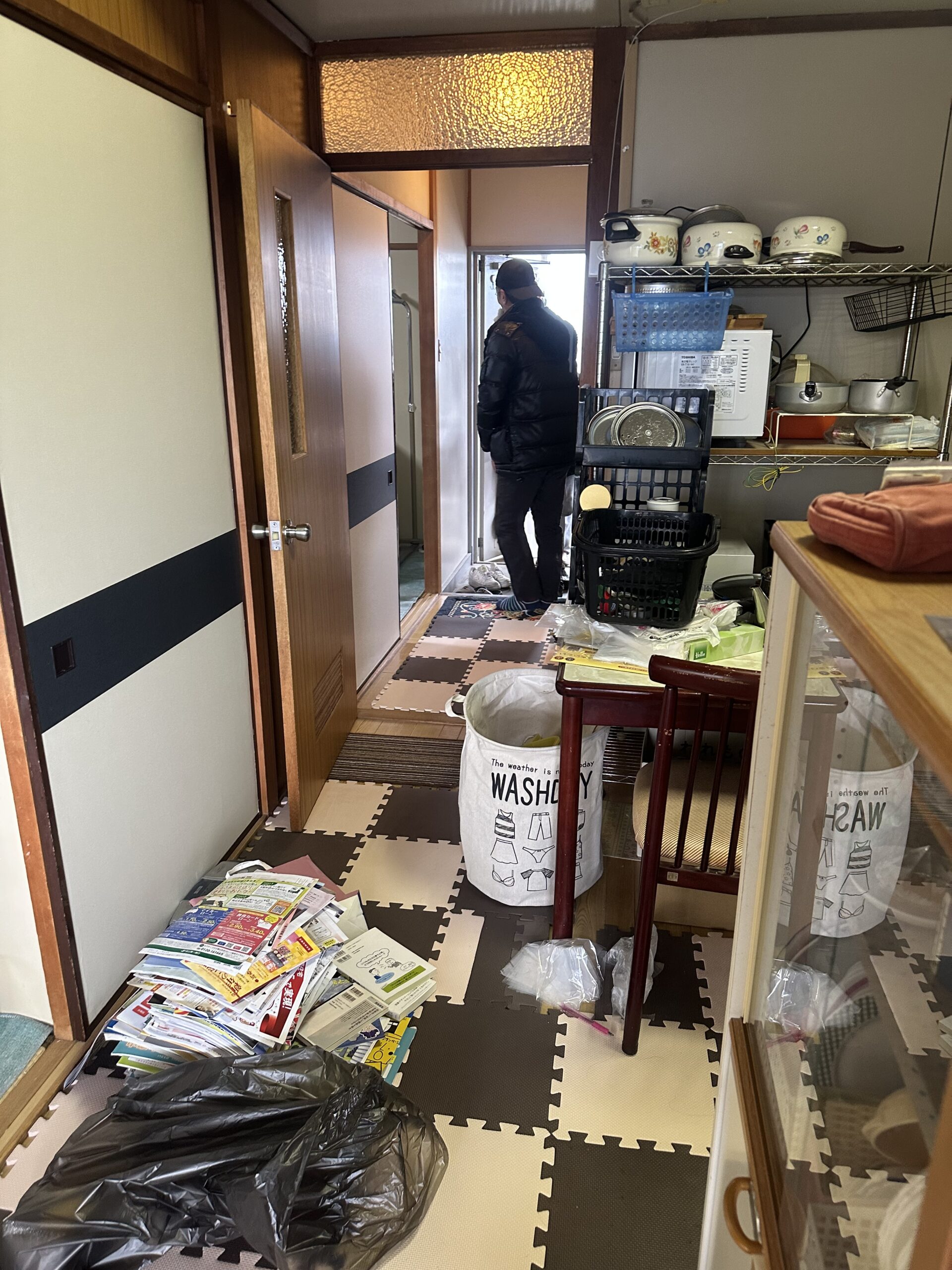 市営住宅での残置物作業を行いました。